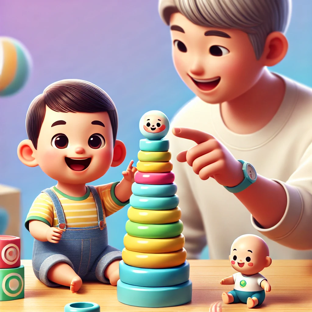 Parent testimonials showing how toys help babies develop fine motor skills